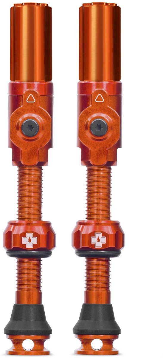 Muc-off tubeless ventiel big bore hybrid large orange auto schrã¤der ventiel 45mm