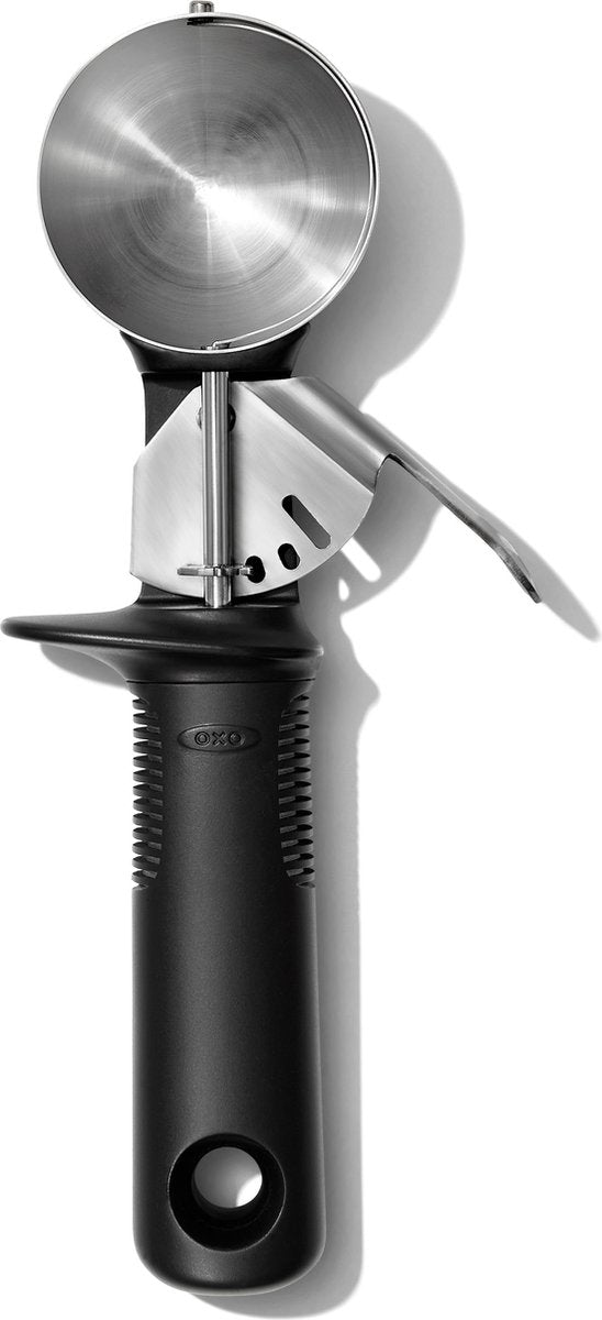 Oxo - olieboltang ijsschep - 55 mm - zwart