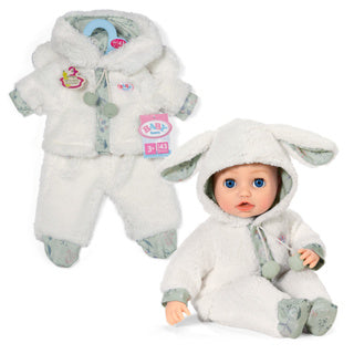 Baby born sheep outfit 43cm | 2 stuks