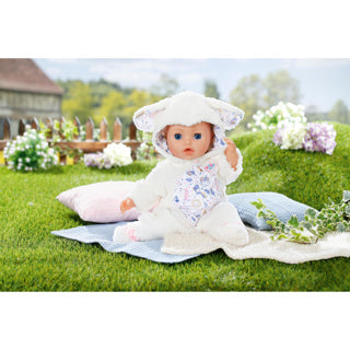 Baby born sheep onesie 43 cm | 2 stuks
