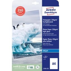Fotopapier avery zweckform wit