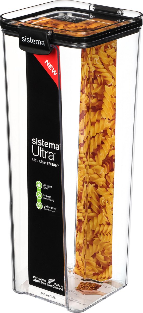 Sistema ultra vierkante voorraaddoos - 1.9l