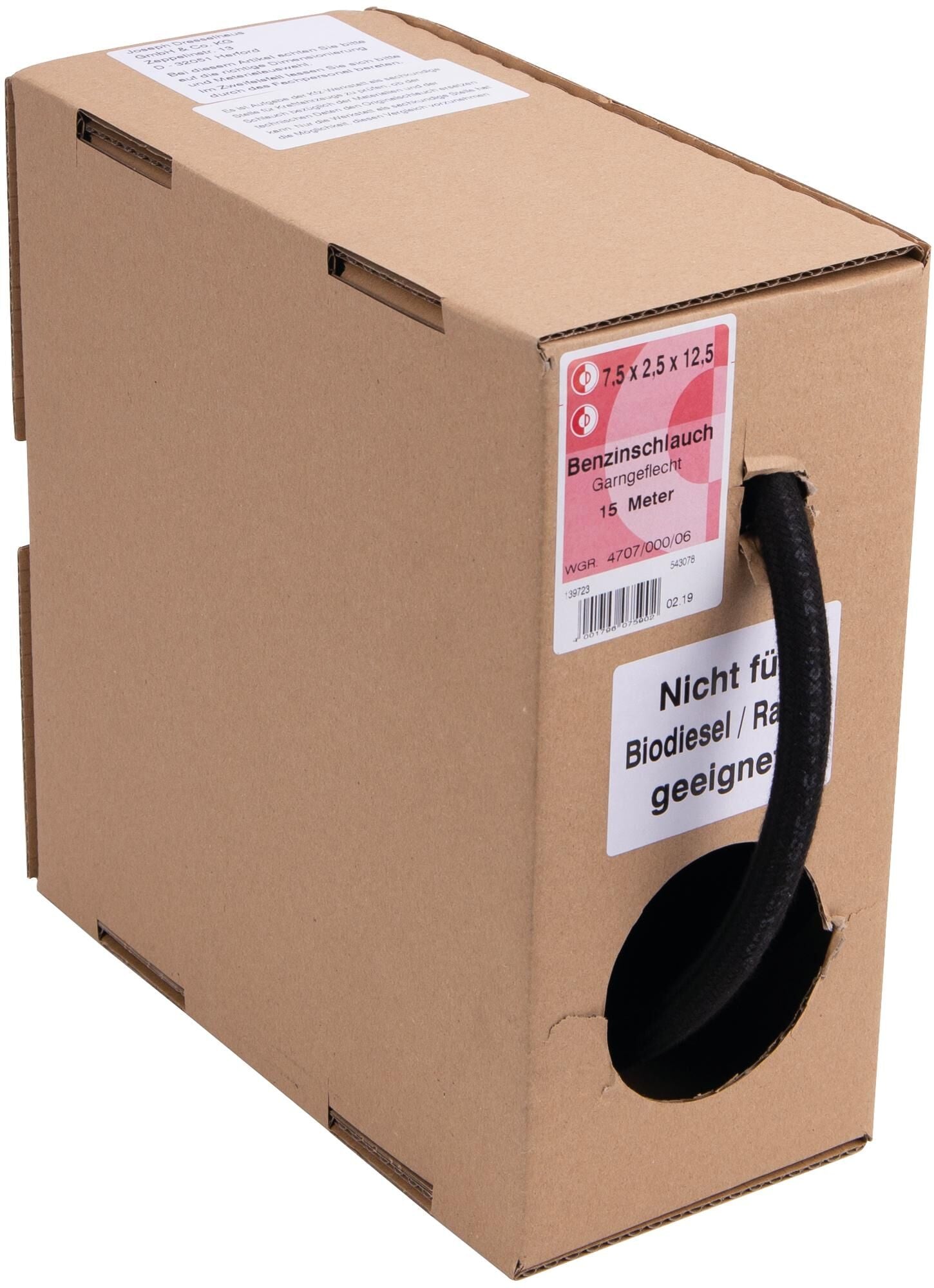 Dresselhaus brandstofslang 4707 power clamp 7,5x12,5 dresselh.type b 15m spool