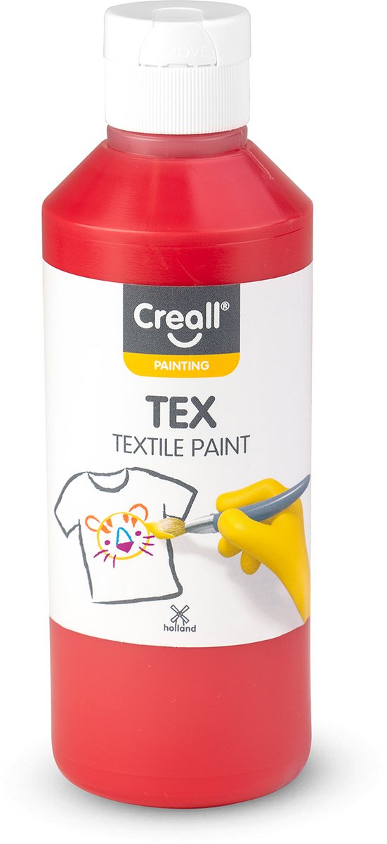 Creall textielverf rood, 250ml