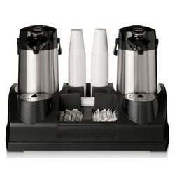 Airpotstaion bravilor bonamat zwart voor 2 airpotten