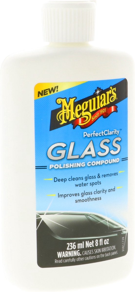 Meguiar's meguiars perfect clarity glass polijstmiddel - compound voor ruiten - vuil verwijderen