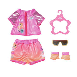 Baby born fiets driewieler outfit 43cm