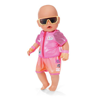 Baby born fiets driewieler outfit 43cm