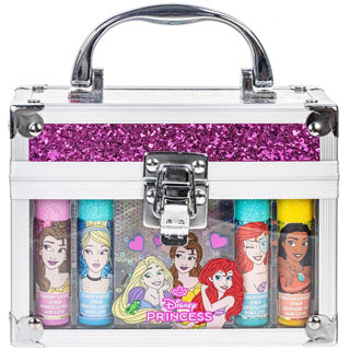 Disney princess make-up koffertje met 4 lipbalsem | 3 stuks