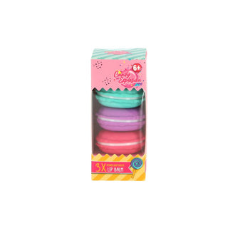 Create it! candy macaron lippenbalsem in box | 6 stuks