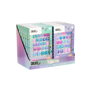 Creëer het! zeemeermin kunstnagels zelfklevend