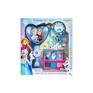 Frozen light-up spiegel en make-up set | 6 stuks