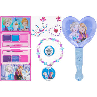 Frozen light-up spiegel en make-up set | 6 stuks