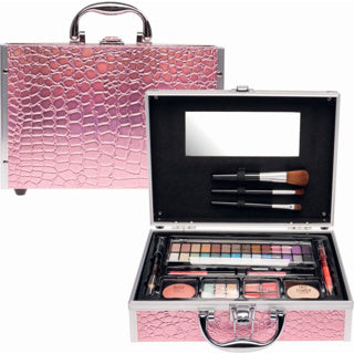 Casuelle make up koffer alu roze