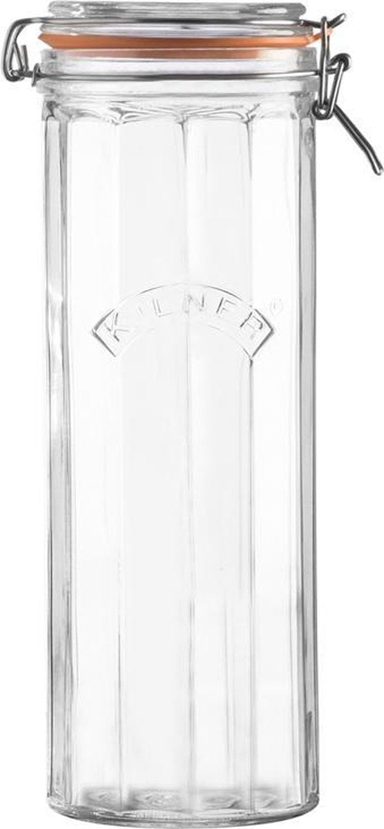 Kilner - gefacetteerde bokaal - met beugelsluiting - 2.2l