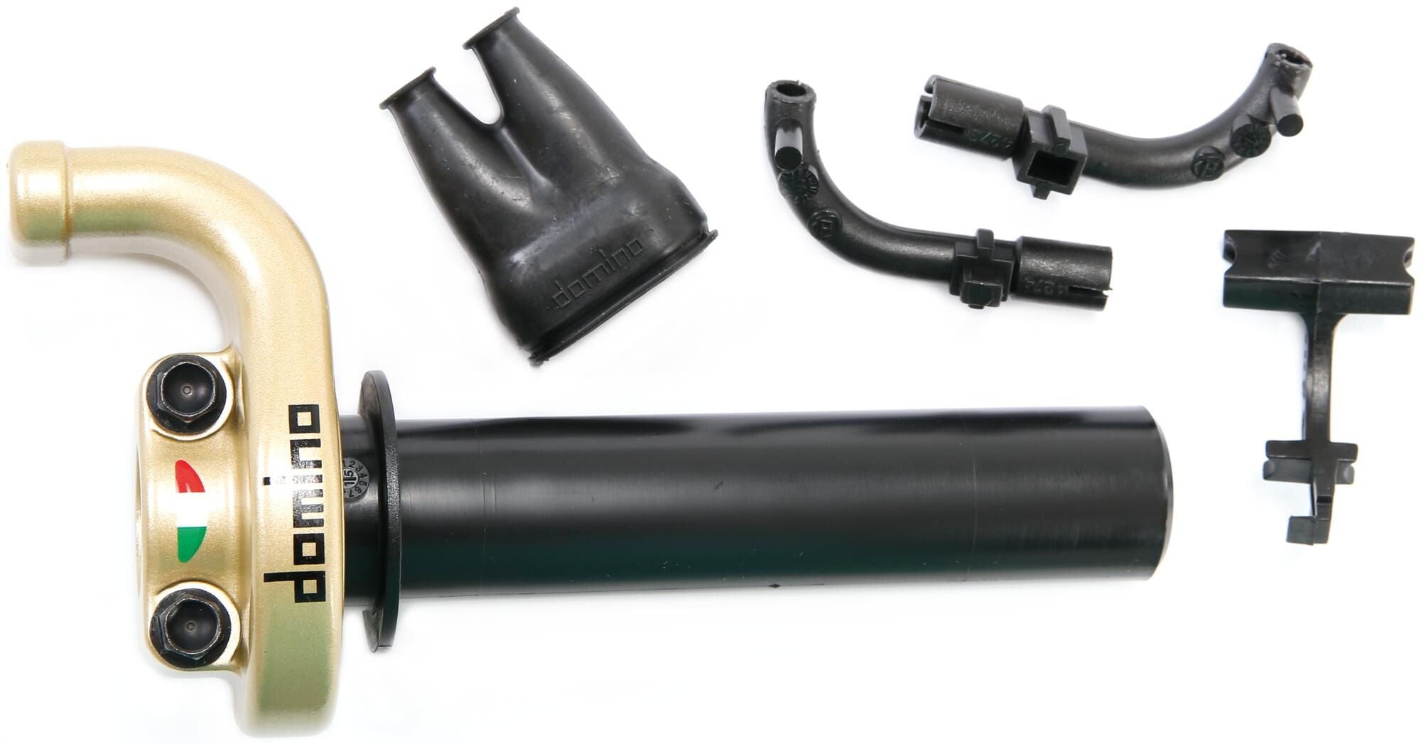 Domino gasdraaigreep armatuur kre03 . throttle grips alu go 2-train kre03