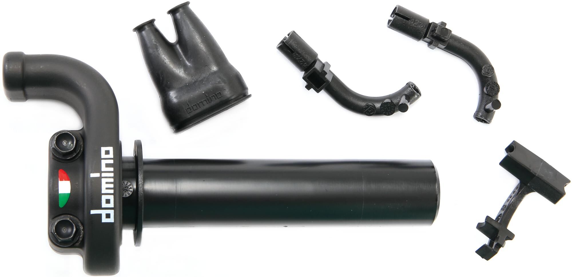 Domino gasdraaigreep armatuur kre03 . throttle grips alu sw 2-train kre03