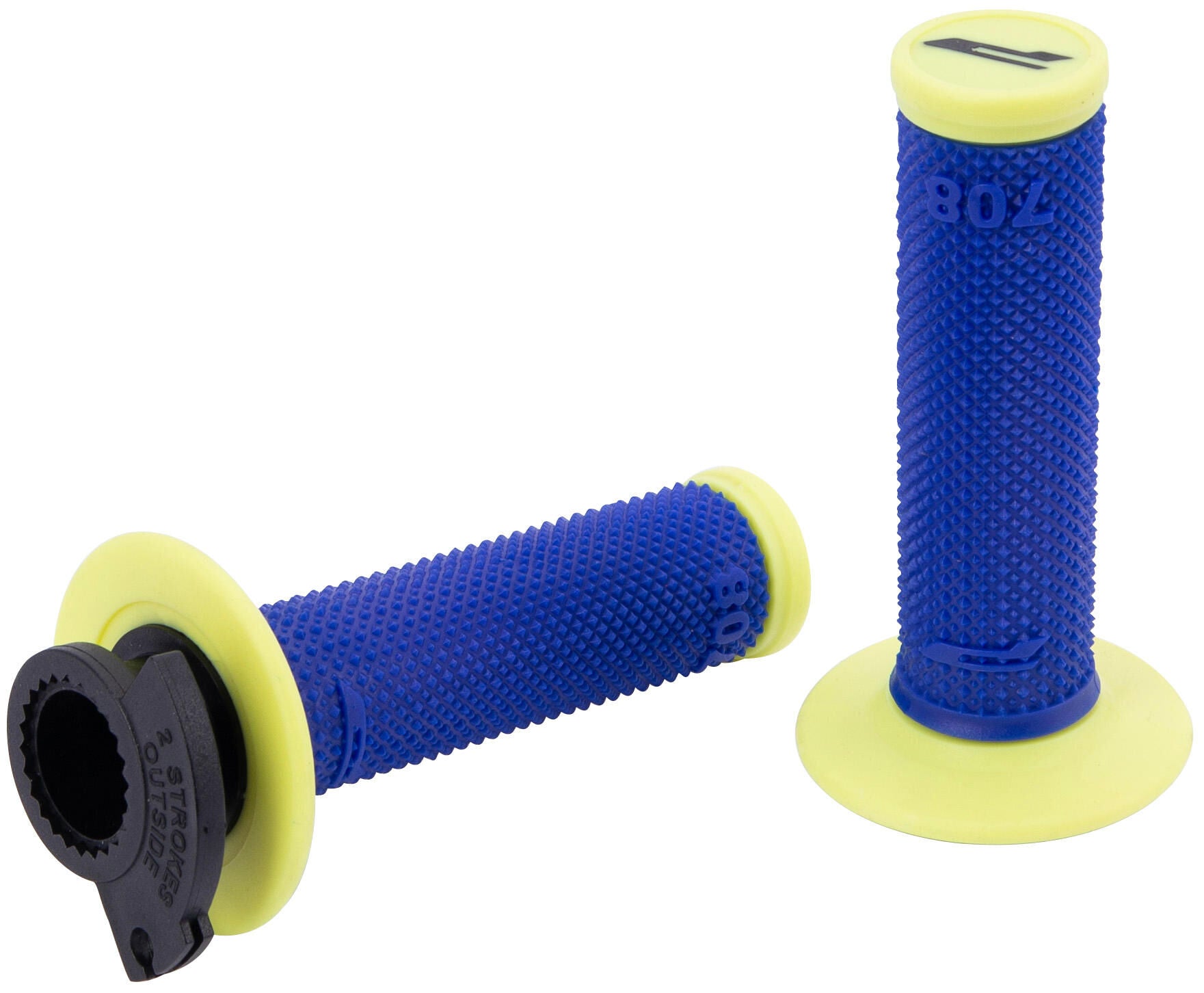 Progrip handvat 708 throttle grip scs ge bl 115mm closed