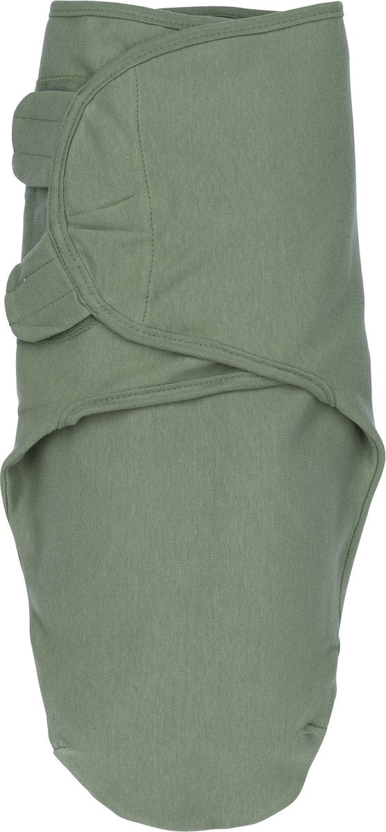 Meyco baby uni swaddle inbakerdoek - forest green - 0-3 maanden - 1.0 tog