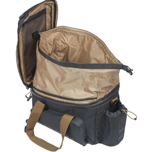Basil gepäckträgertasche miles xl pro trunkbag miles xl pro mik 2.0 black slate