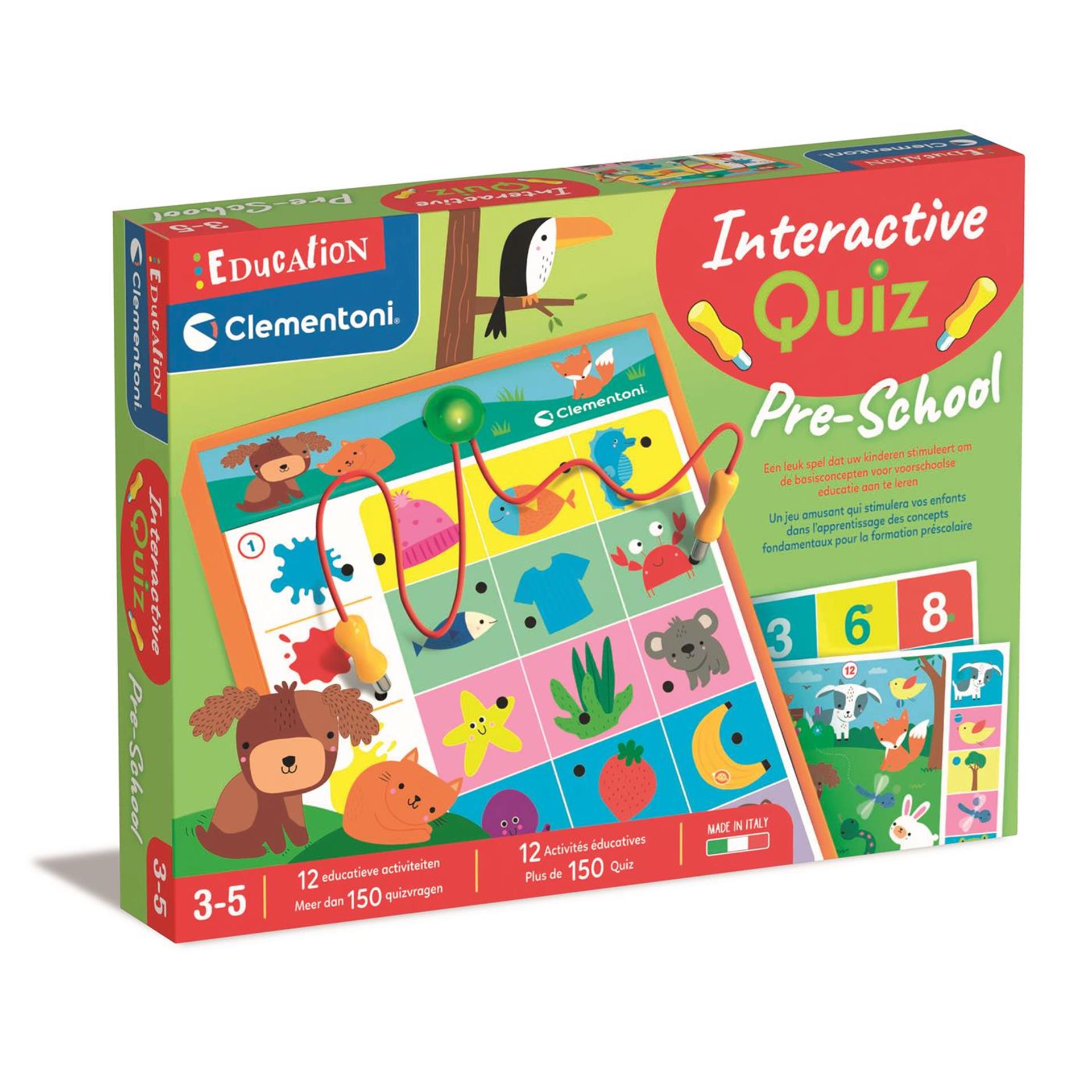 Clementoni education interactive quiz junior 3-5 jaar