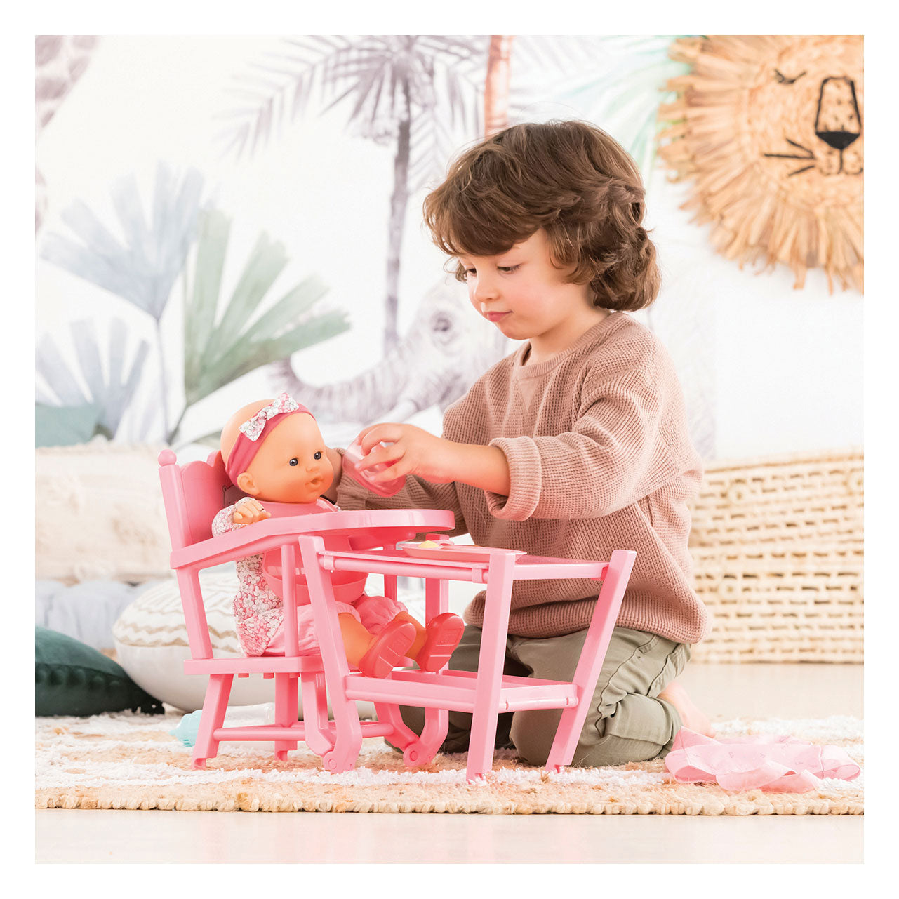 Corolle mon grand poupon - poppenstoel roze
