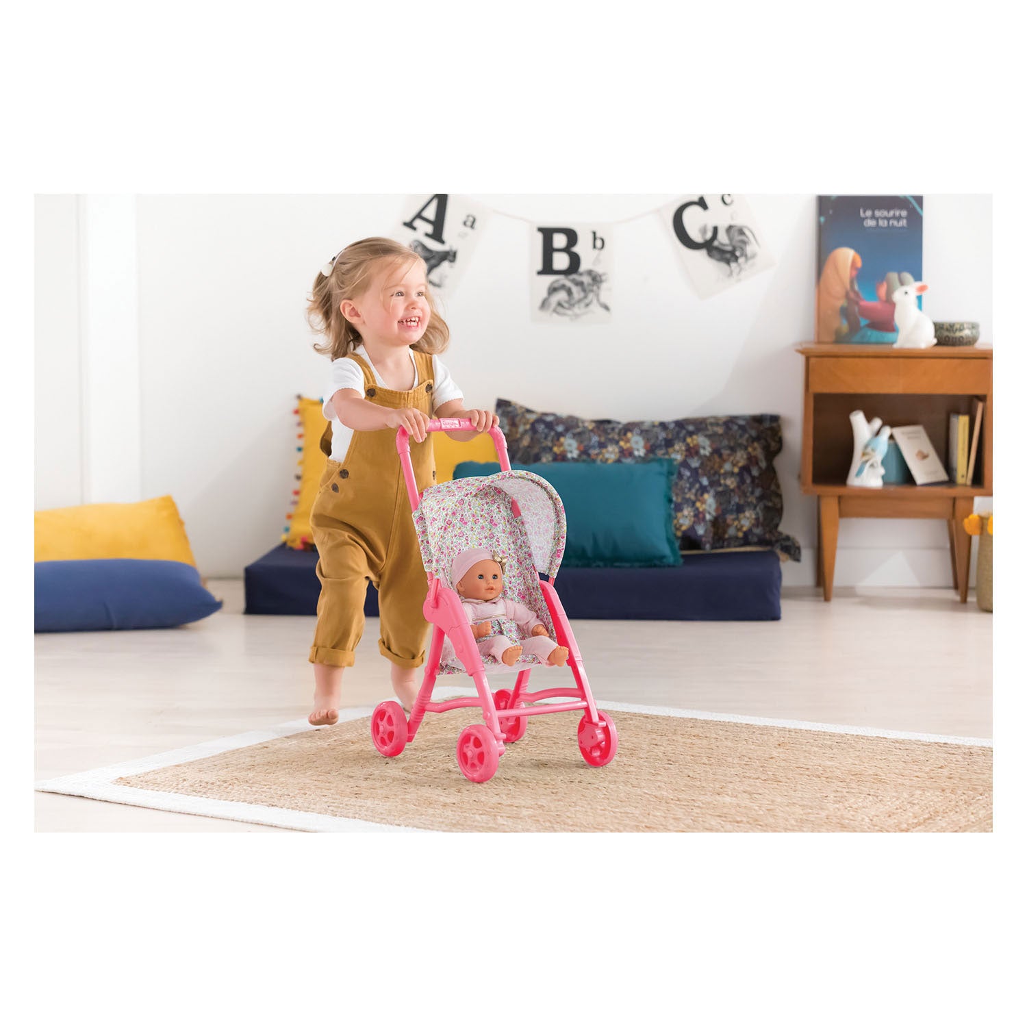 Corolle Mon Premier Poupon - Poppenbuggy Bloemen