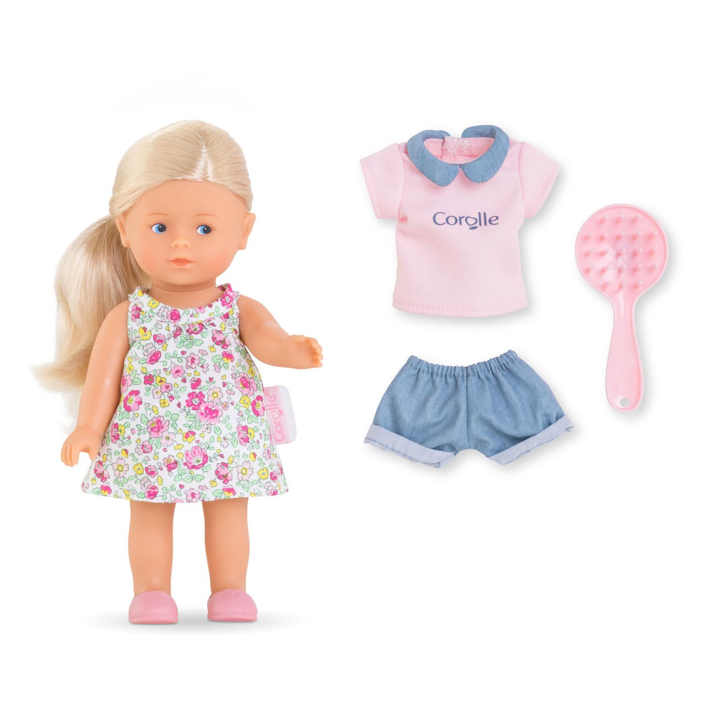 Les Trendies Corolle Mini Corolline Pop - Roze, 20cm
