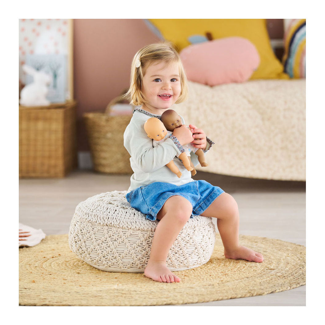 Corolle babypop mini calin konijn blauwe ogen 20cm - vanillegeur.