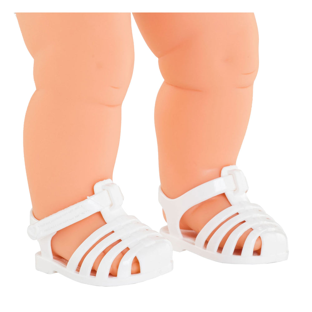Corolle sandalen poppenaccessoire wit 36cm mon grand poupon.