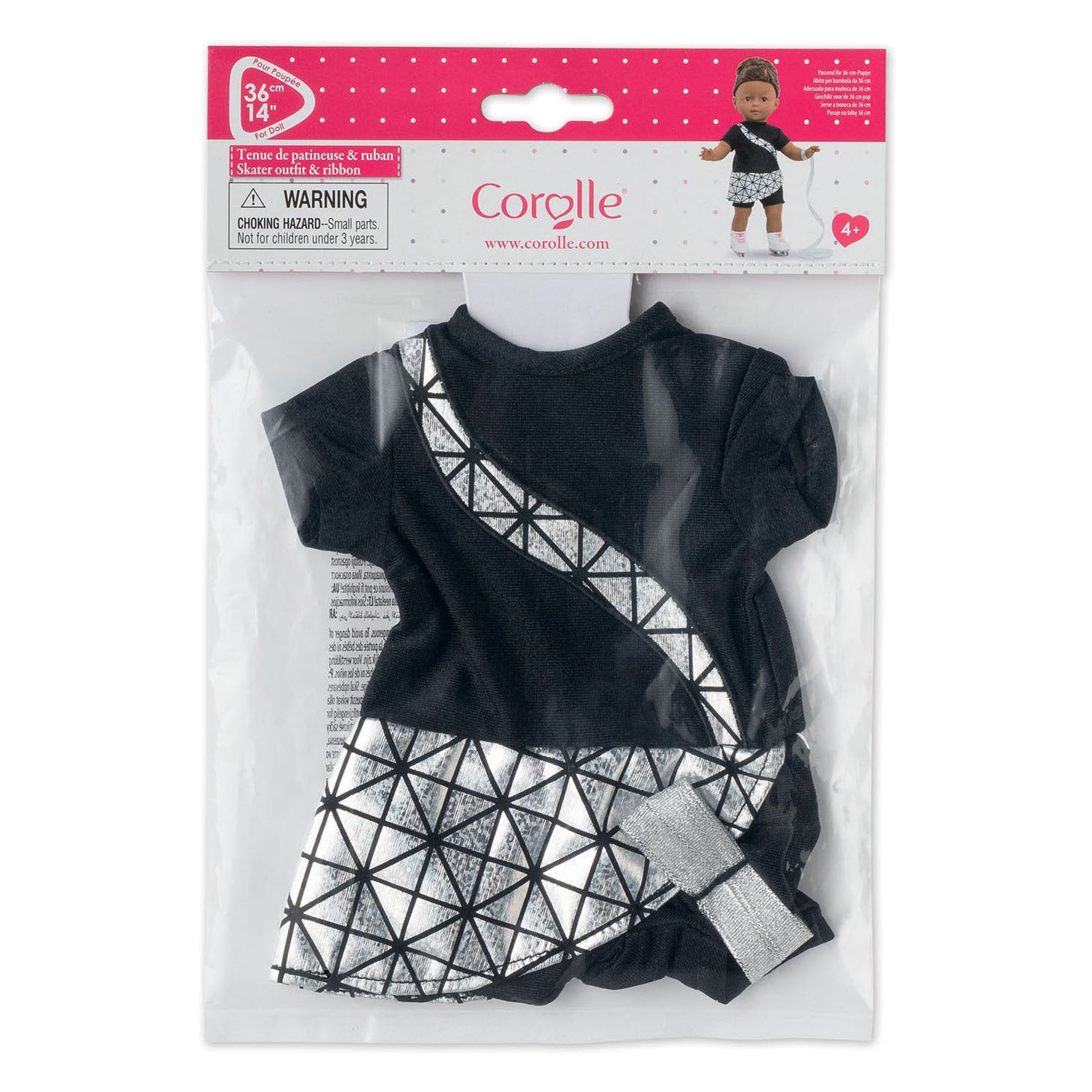 Corolle mijn skateroutfit met lint, 36cm