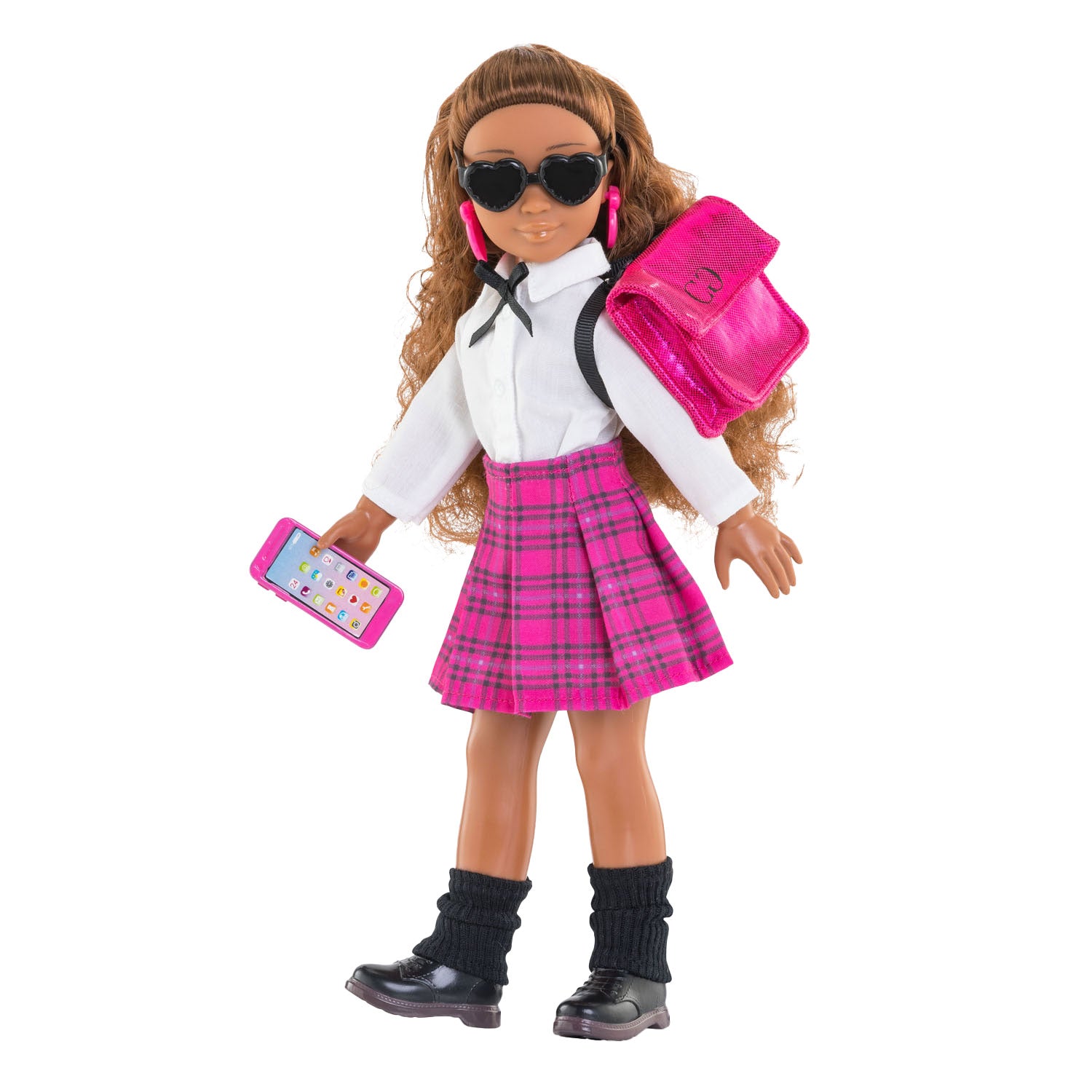 Corolle meisjes - engelse student poppenkleren
