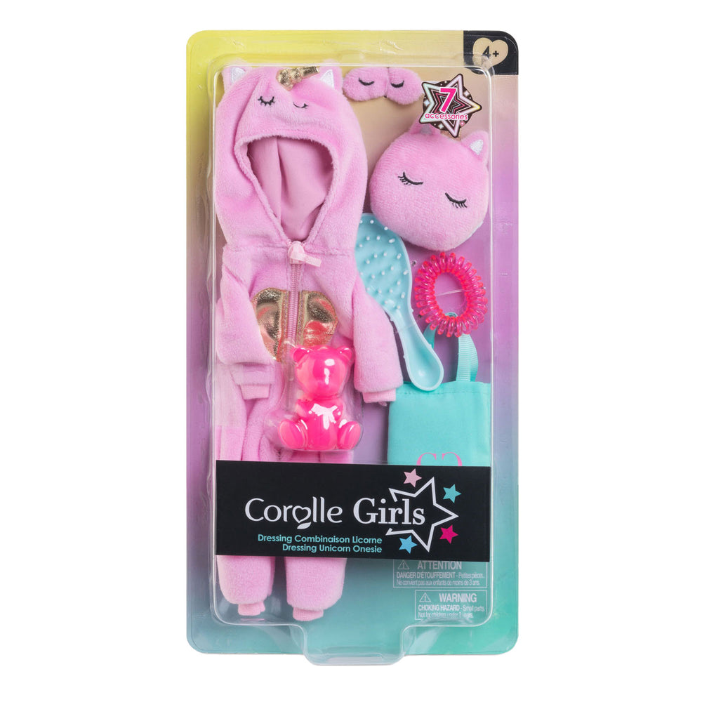 Corolle meisjes - eenhoorn onesie poppenkleren