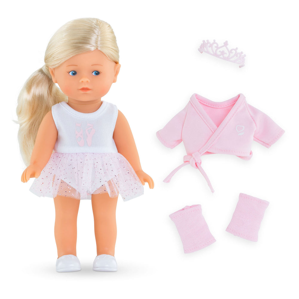 Corolle mini corrolines roze ballerina pop, 20 cm