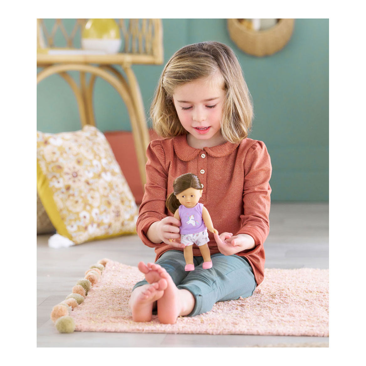 Corolle mini corrolines romy eenhoorn pop, 20cm