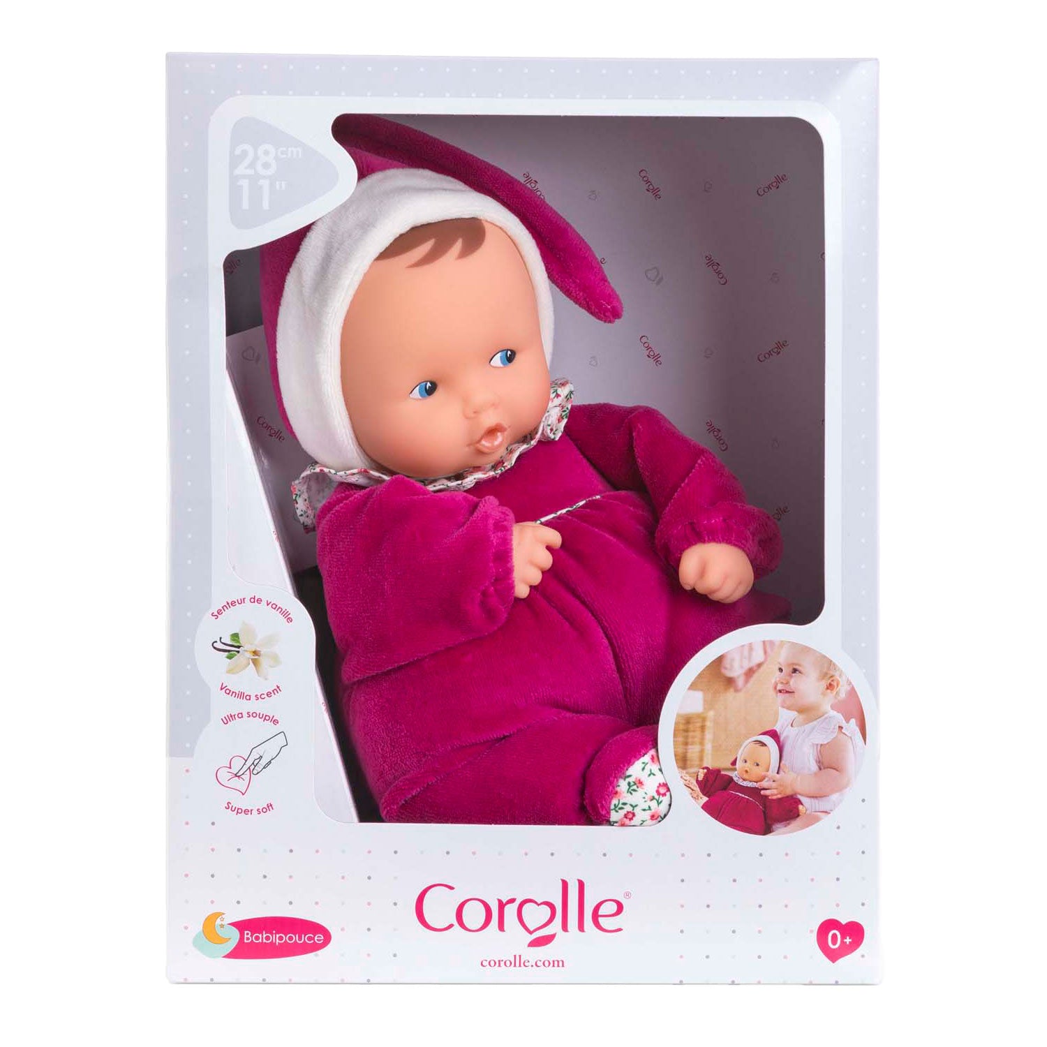 Corolle babipouce - roze grenadine pop, 28cm