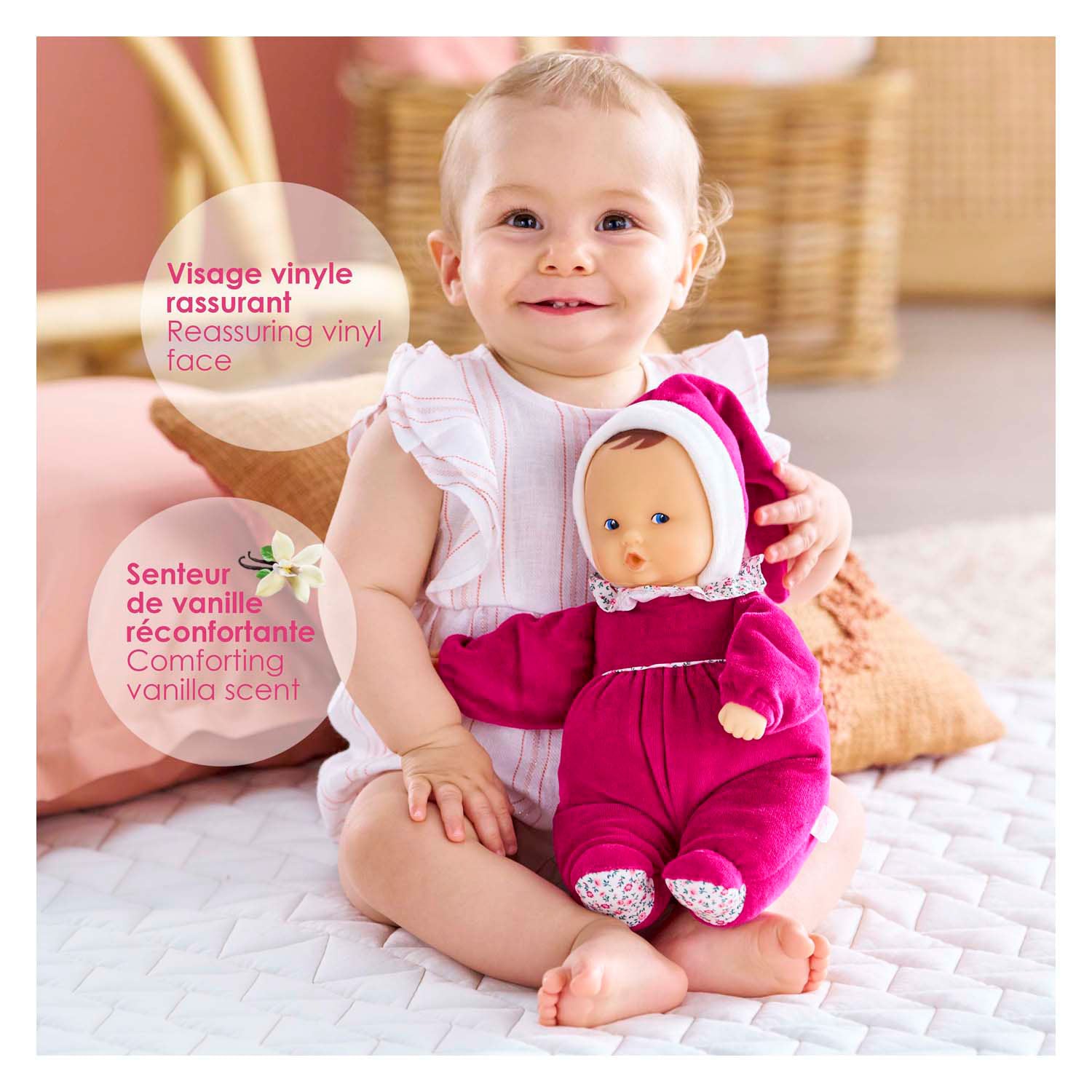 Corolle babipouce - roze grenadine pop, 28cm