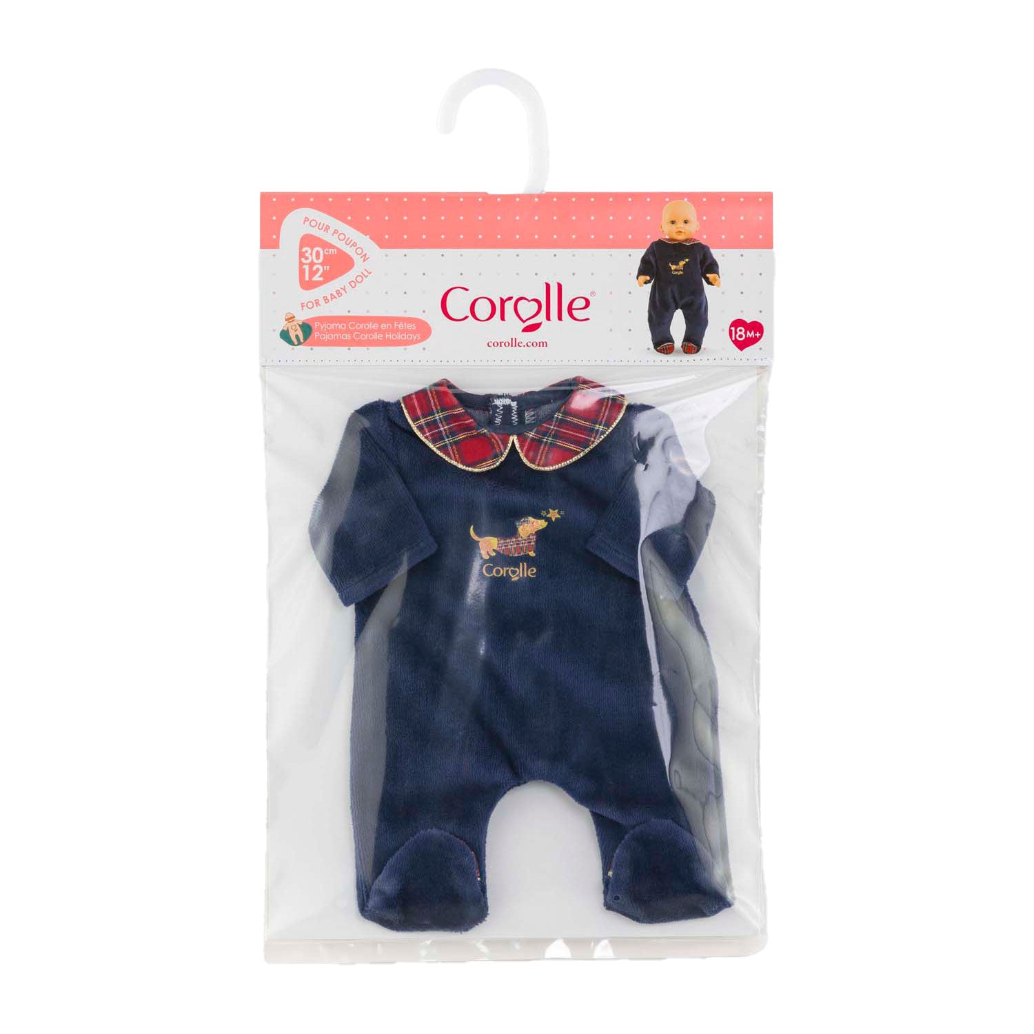 Corolle holidays poppen pyjama, 30cm