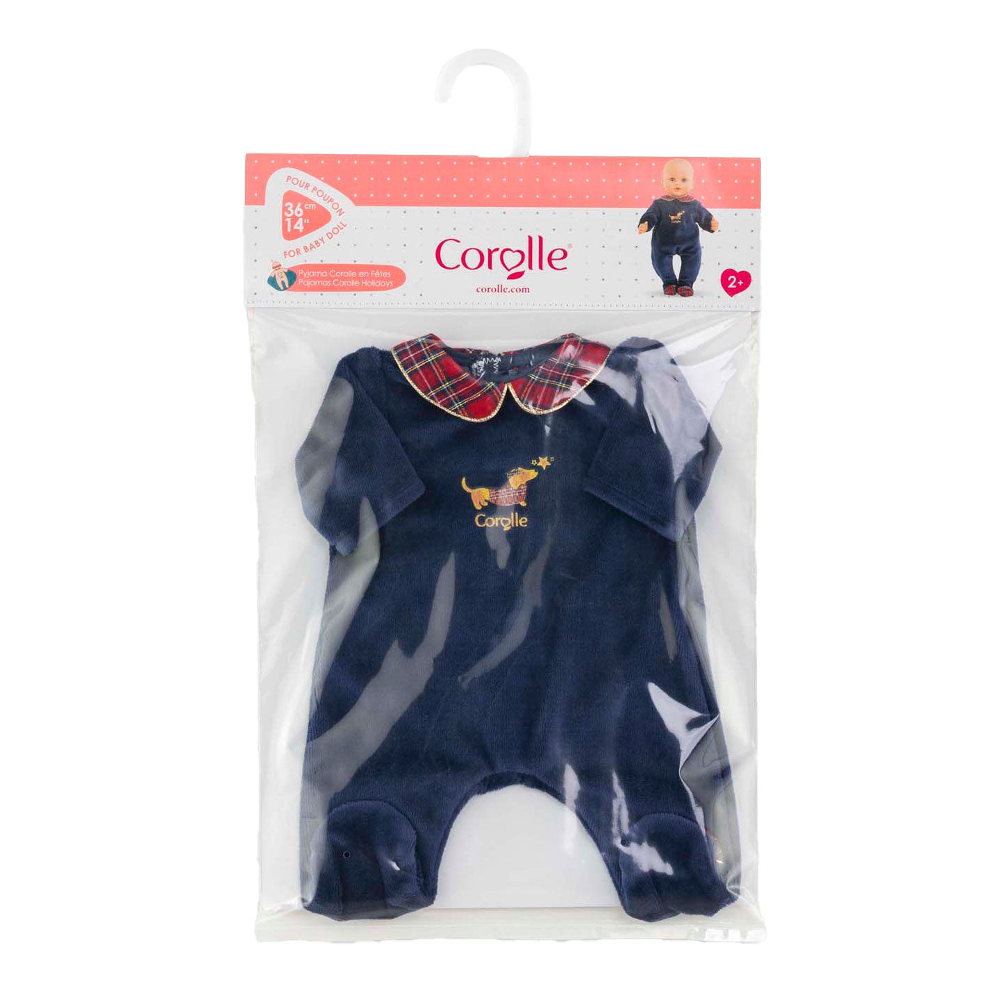 Corolle holidays poppen pyjama, 36cm