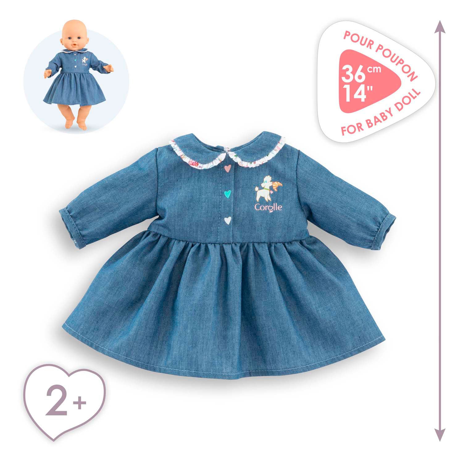 Corolle jurkje voor babypop, 36cm