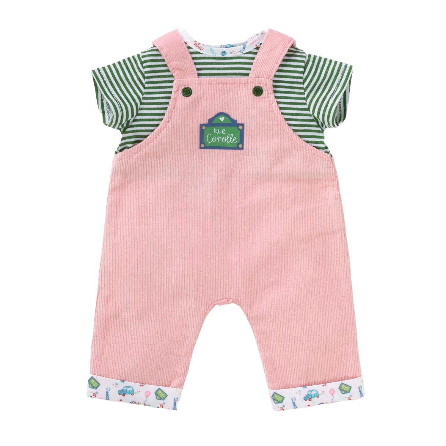 Corolle t-shirt en overall voor babypop, 36cm