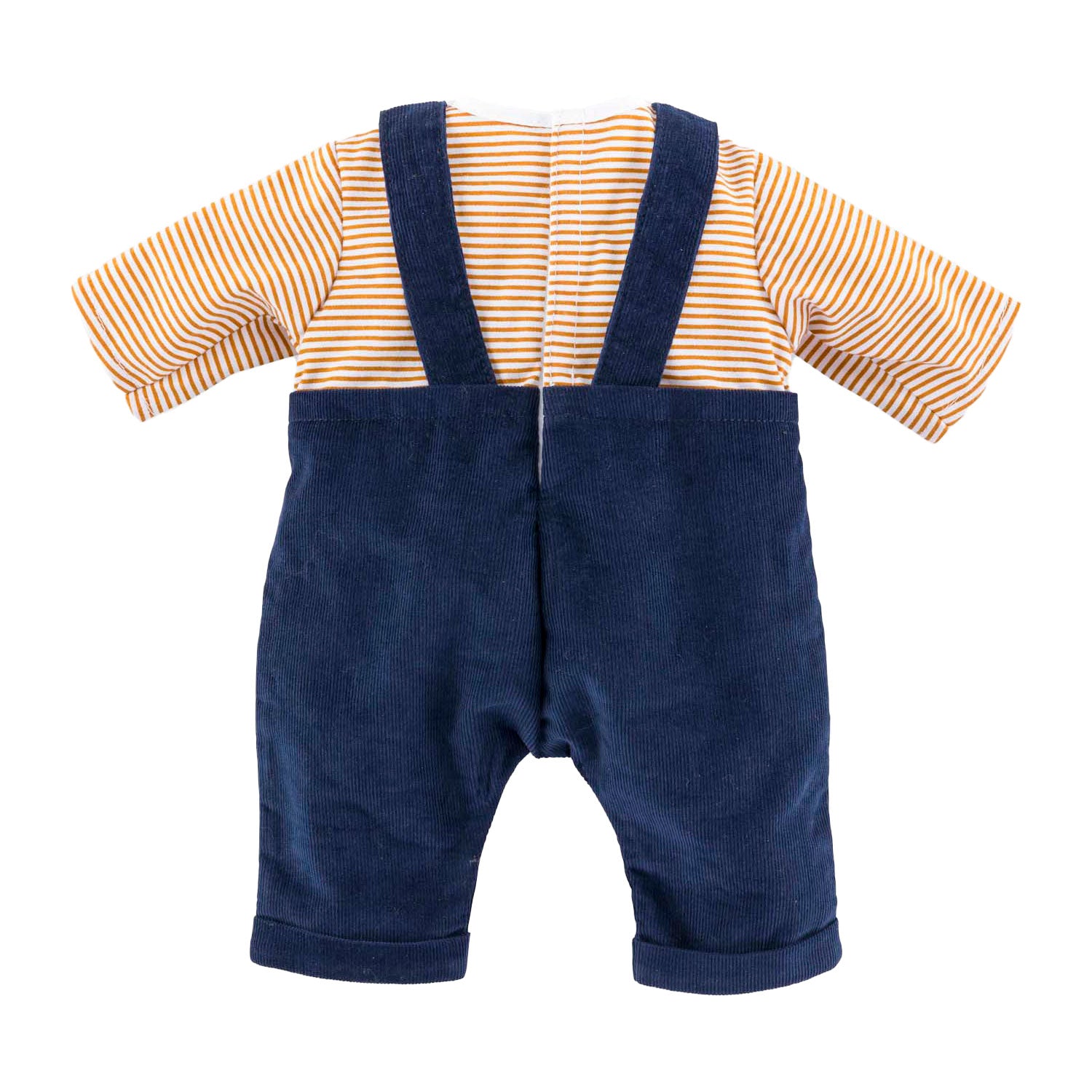 Corolle t-shirt en marineblauw overall voor babypop, 42cm