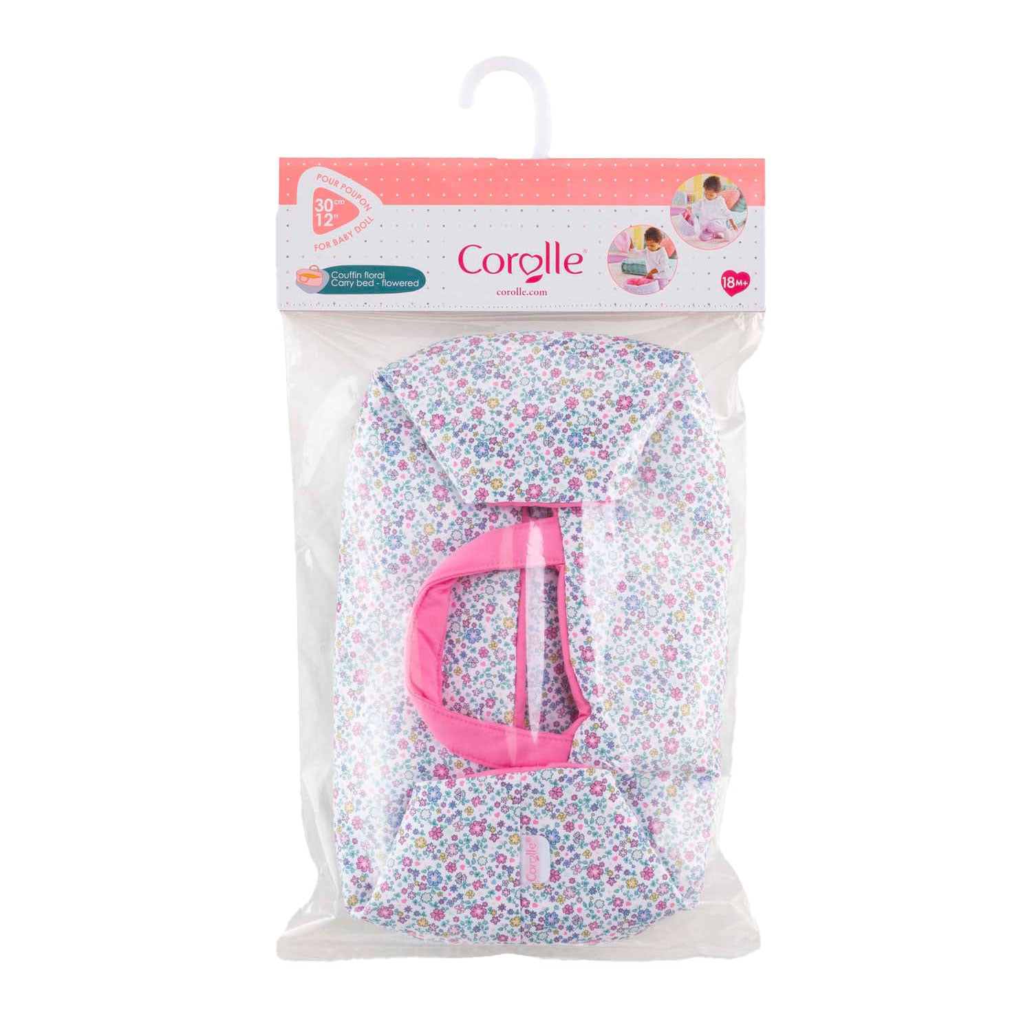 Corolle draagbed bloemen voor poppen, 30 cm