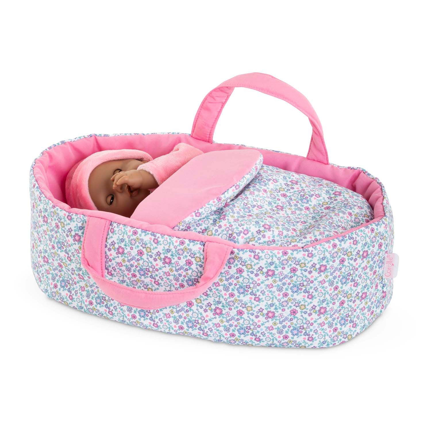 Corolle draagbed bloemen voor poppen, 30 cm