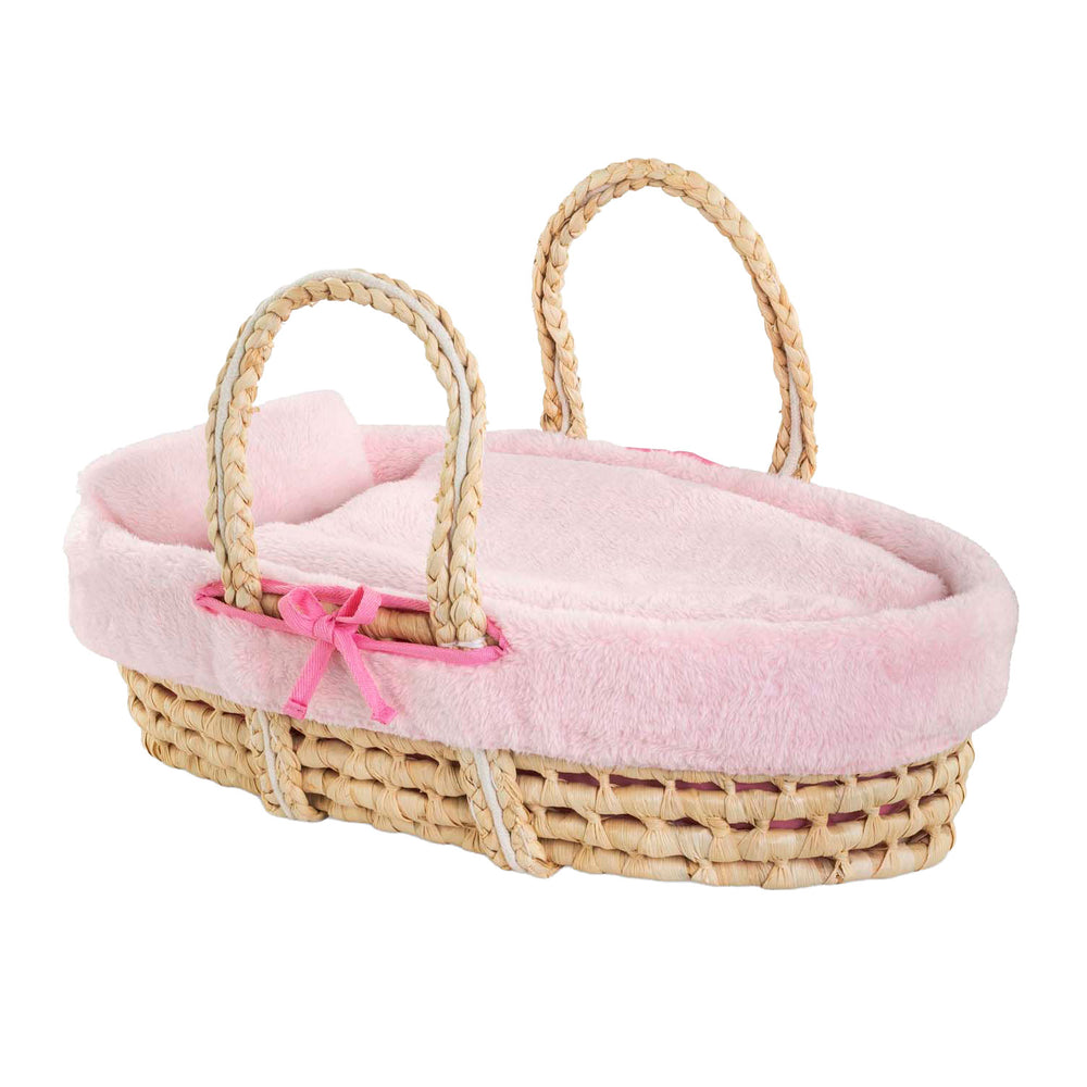 Corolle gevlochten mandenset voor babypop - pluche