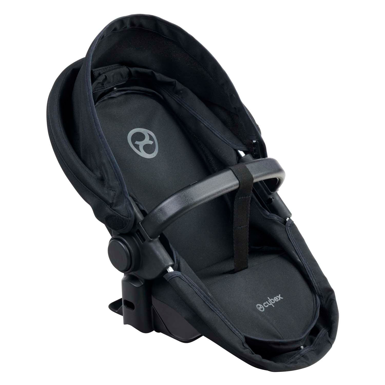 Corolle zwarte poppenwagen 3 in 1 voor babypop van 36-42cm