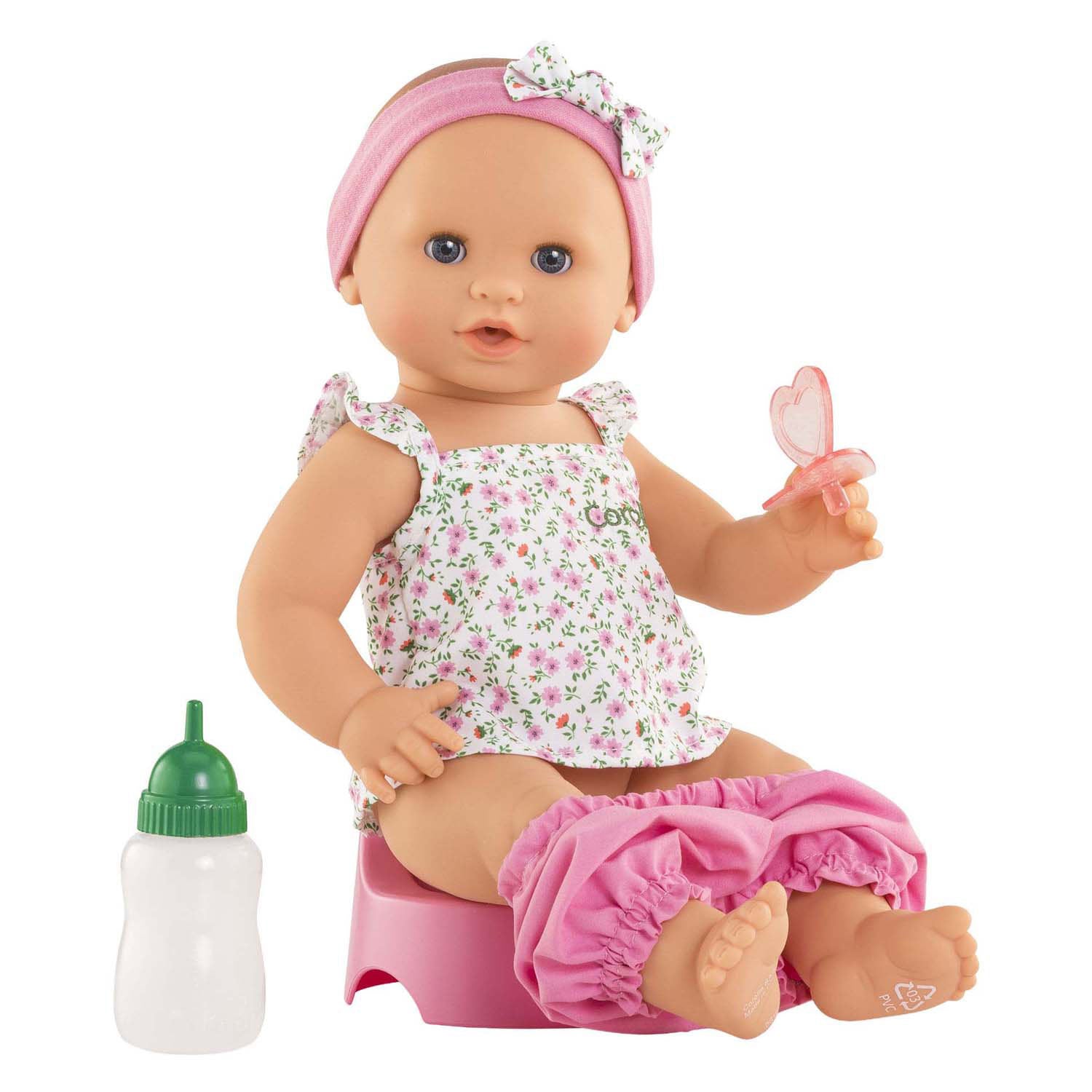 Corolle mon grande poupon drink- en plaspop emma - 36cm