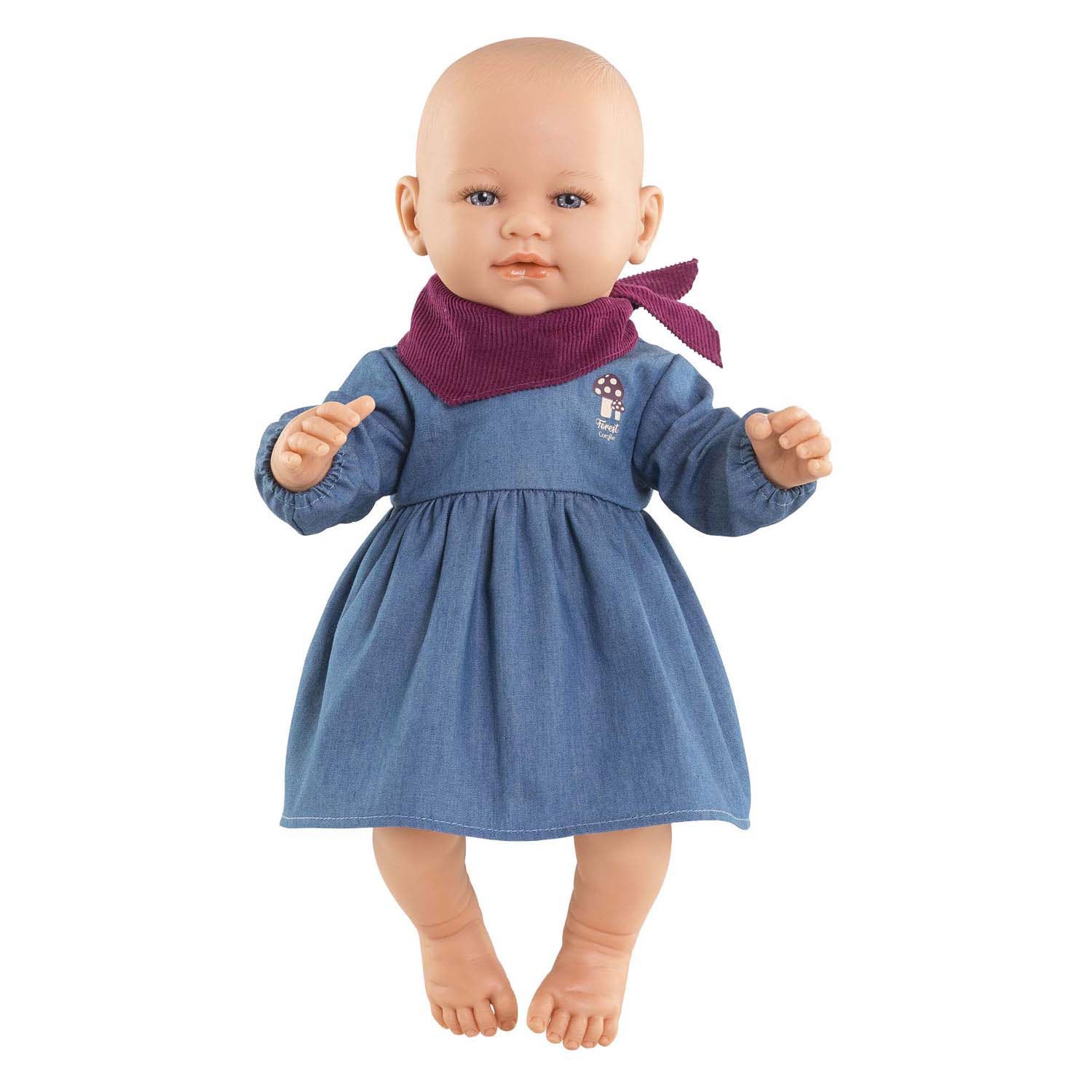 Corolle jeans poppennurk met sjaal kleine ontdekker - 42cm