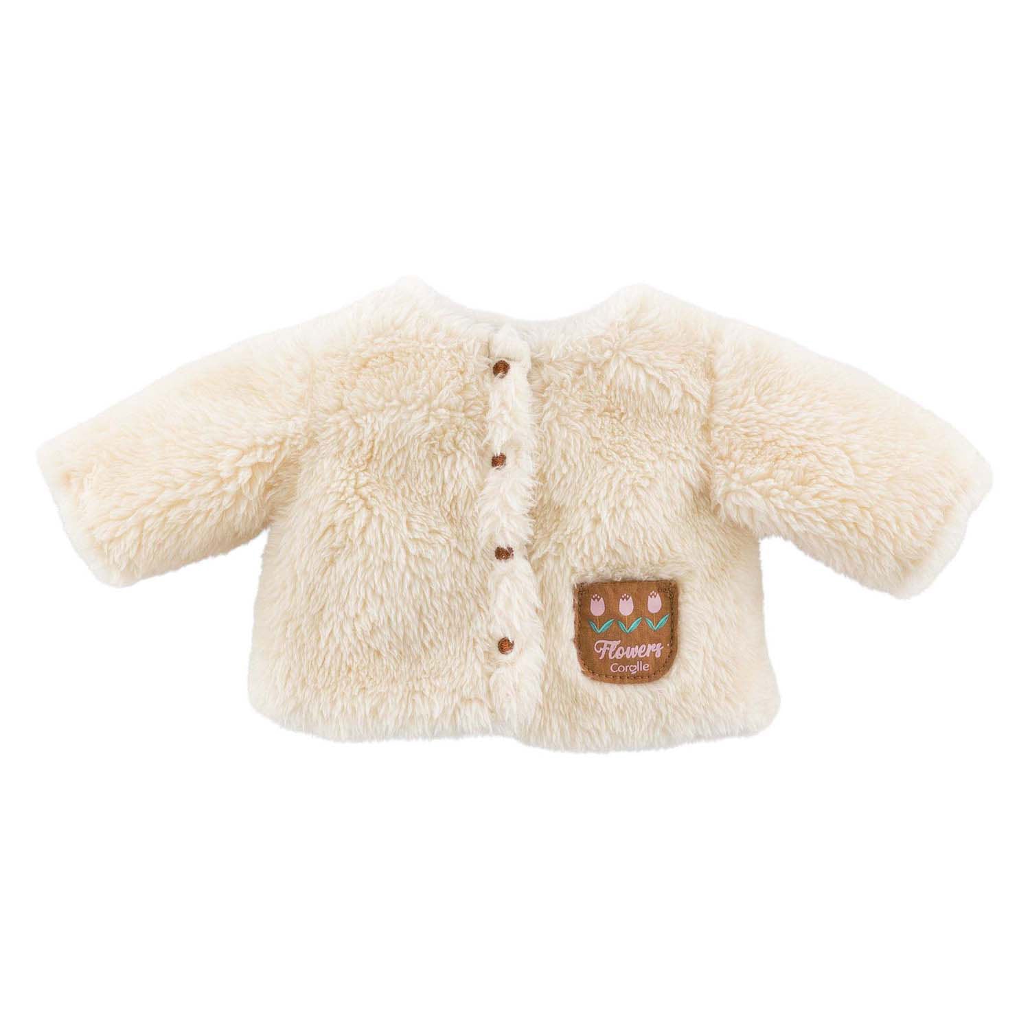 Corolle ma gevoerde poppen jas - kleine ontdekker - 36cm