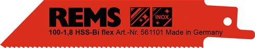 Rems zaagblad metaal rvs 100mm (5st)